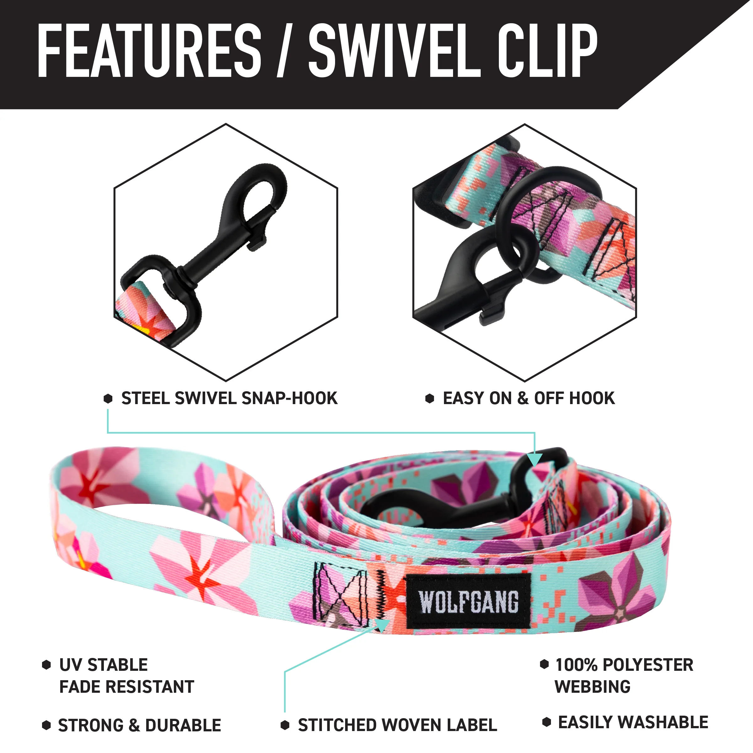 DigiFloral Dog Leash - Image 3