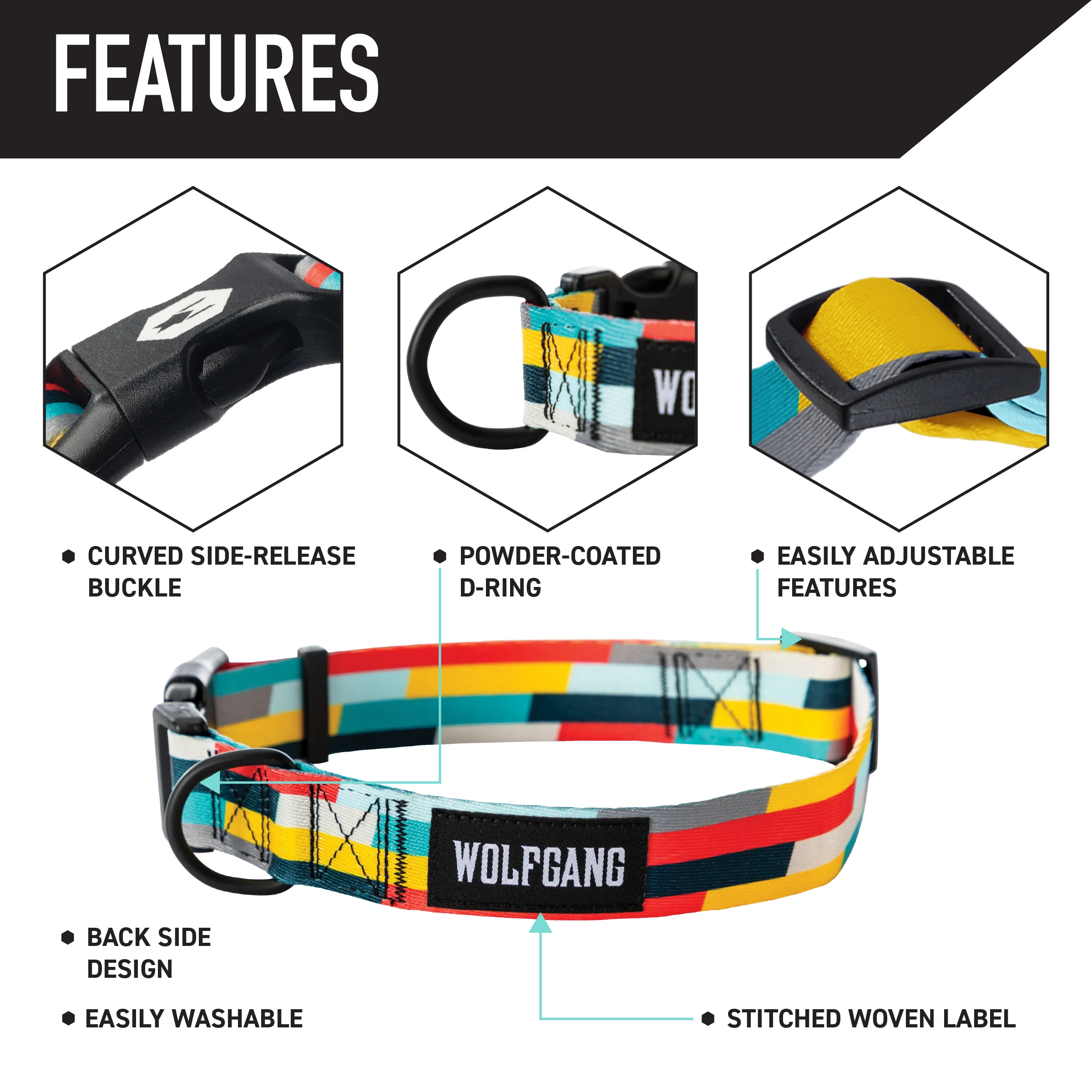 MixTape Wide Dog Collar - Image 3