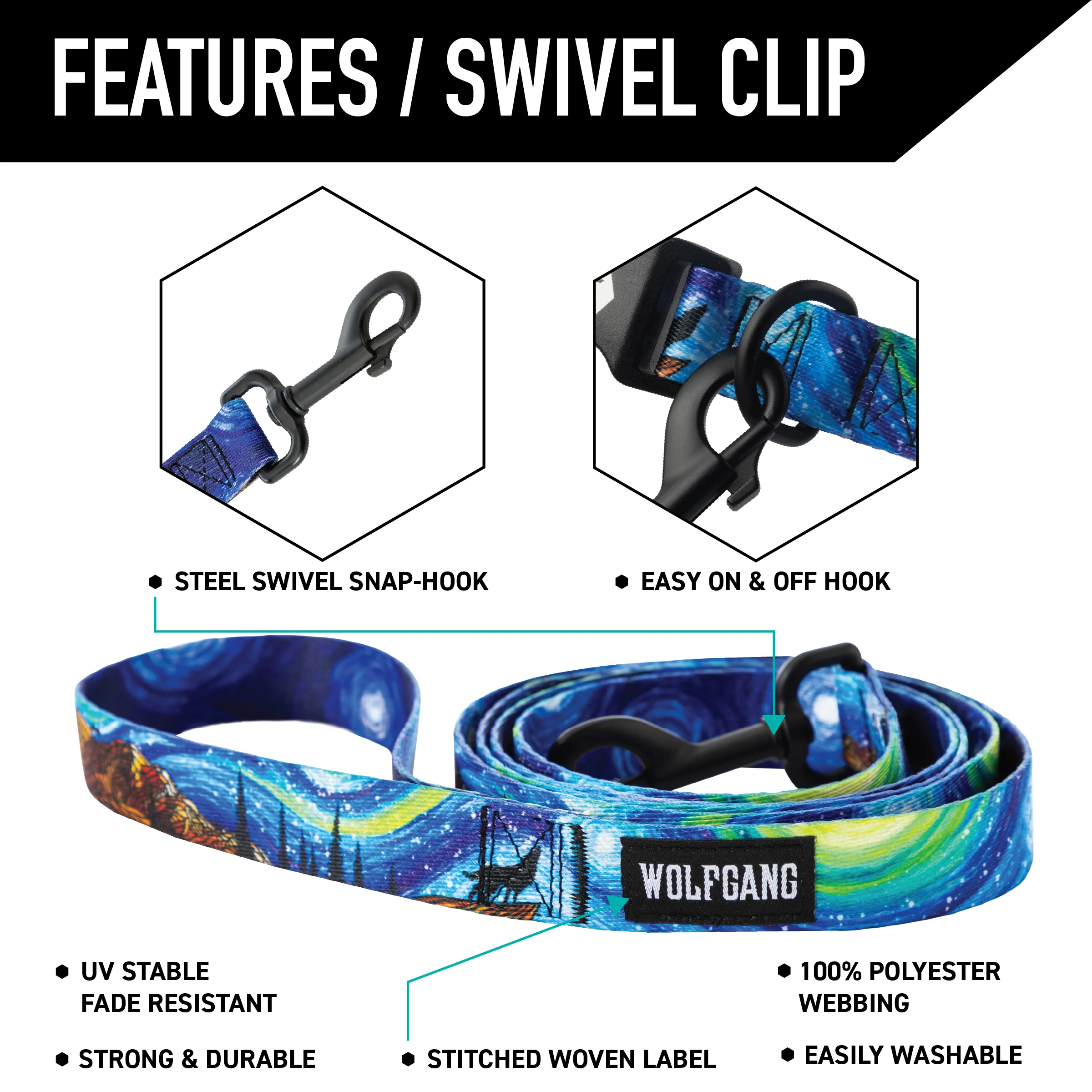 StarryWolf Dog Leash - Image 3